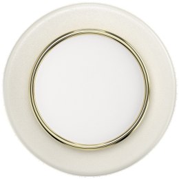 Uchwyt i podstawka do telefonu Popsockets Round Luxe Coconut Creme Enamel MagSafe beżowy 808938