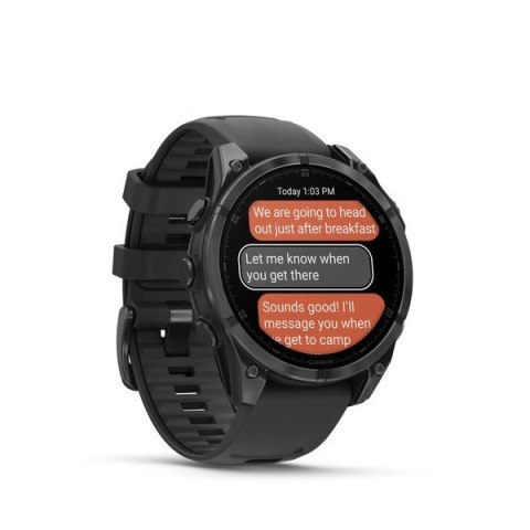 Zegarek sportowy Garmin Fenix 8 AMOLED 47mm Czarny