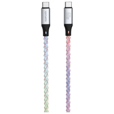 Kabel 4smarts USB-C 60W 1.5m RGB
