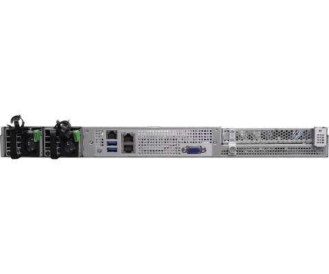 Platforma ASRock Rack (1U) AMD Epyc 9004 (4xLFF, 4XSFF, 2x10GbE, Red. PSU, IPMI)