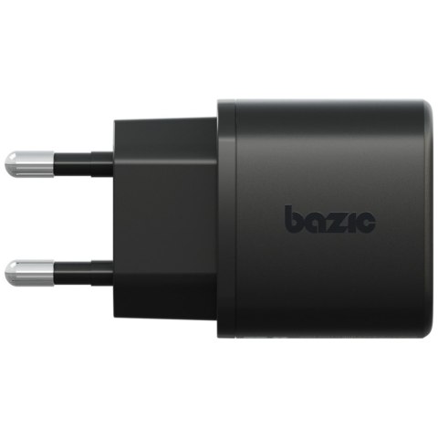 Ładowarka sieciowa Bazic Goport Velox Kit 1xUSB-C 1xUSB-A GaN 35W z kablem plecionym czarny