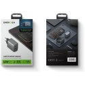 Ładowarka sieciowa Energea Ampcharge GaN45 2xUSB-C PD/PPS/QC3.0 45W szary