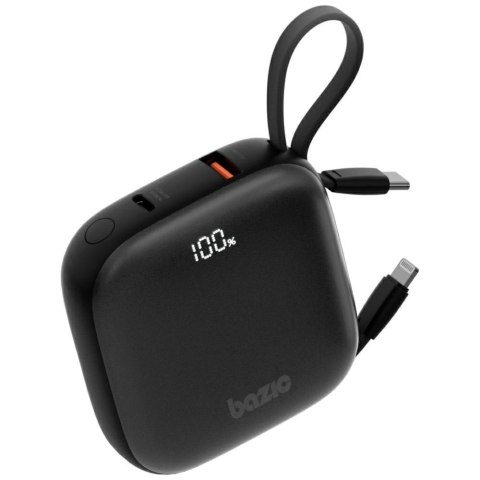 PowerBank 4w1 Bazic Fusion 10000mAh PD20W USB-C/Lightning czarny