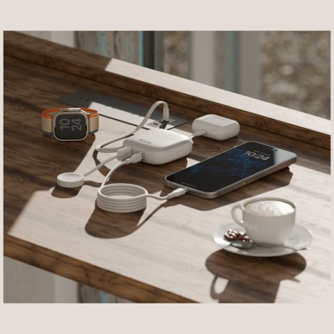 PowerBank 4w1 Bazic Fusion 10000mAh PD20W USB-C/Lightning czarny