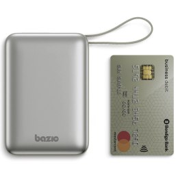 PowerBank 4w1 Bazic Fusion Mini 20000mAh kabel USB-C/Lightning szary