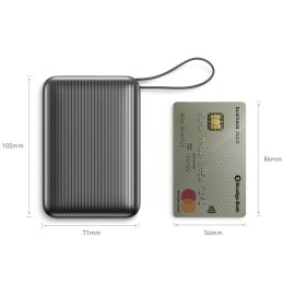 PowerBank Energea Integra Ultra 45 20000mAh kabel USB-C PD45W szary