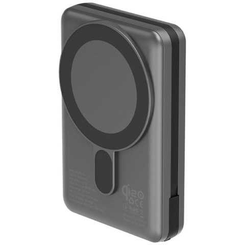 PowerBank indukcyjny Energea MagPac Pro Plus 10000mAh Qi2 Magsafe szary