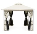 Namiot pawilon ogrodowy lux altana 3x3 m z moskitierą i pełnymi ściankami MultiGarden