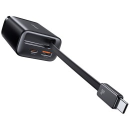 Ładowarka sieciowa USAMS Xiang Series CC296 30W 1xUSB-C 1xUSB-A + kabel USB-C czarny
