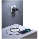 Ładowarka sieciowa USAMS Xiang Series CC299 65W 1xUSB-C 1xUSB-A + kabel USB-C biały