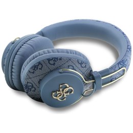 Słuchawki nauszne Guess Bluetooth ENC Metal 4G Logo niebieski