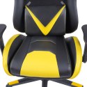 Dla gracza fotel Marvo CH-133, czarne, zagłówek i poduszka lędźwiowa