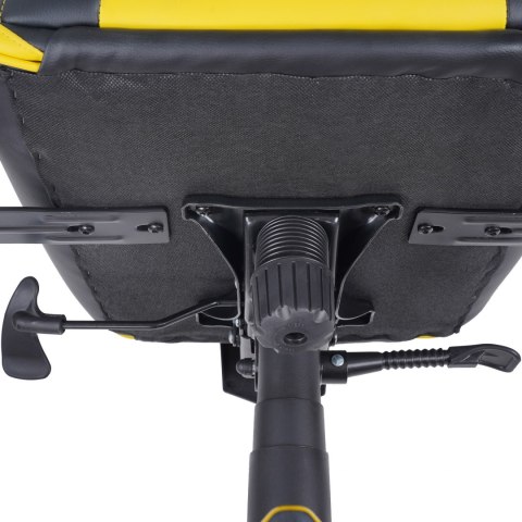 Dla gracza fotel Marvo CH-133, czarne, zagłówek i poduszka lędźwiowa