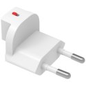 Adapter podróżny 4smarts Worldplug do GaN Flex, Hybrid Charger 6in1, FlatPlug Slim (UK, EU, AU) 3 szt biały