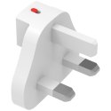 Adapter podróżny 4smarts Worldplug do GaN Flex, Hybrid Charger 6in1, FlatPlug Slim (UK, EU, AU) 3 szt biały