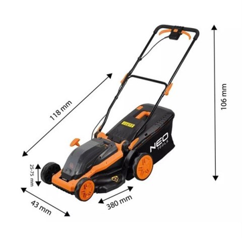 Neo Tools podkaszarka akumulatorowa 04-640, 36V