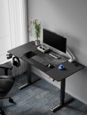 ULTRADESK Biurko dla gracza LEVEL V2, 140x68cm, 72-117cm, elektycznie regulowany, z podkładką pod mysz XXL, uchwyt na słuchawki 
