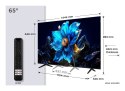 Telewizor TCL 65P79K QLED 65" 4K Ultra HD Google TV Dolby Atmos DVB-T2 Metaliczny