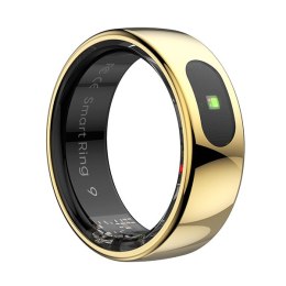 Smart RING PRO złoty, tętno, saturacja, monitor snu, aktywność, roz 10, Powerton