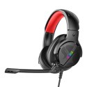 Marvo HG9065, słuchawki z mikrofonem, regulacja głośności, czarna, 7.1 (virtual), do gry