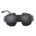 Marvo HG9065, słuchawki z mikrofonem, regulacja głośności, czarna, 7.1 (virtual), do gry