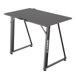 ULTRADESK Biurko dla gracza ENTER V2, 100x60 cm, 75cm, z uchwytem na słuchawki, kompaktowy rozmiar