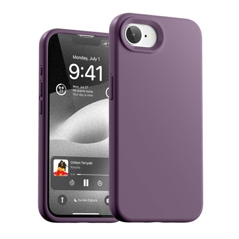 Etui Mercury Silicone do iPhone 16e fioletowy