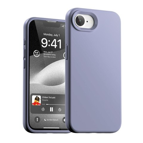 Etui Mercury Silicone do iPhone 16e lawendowy