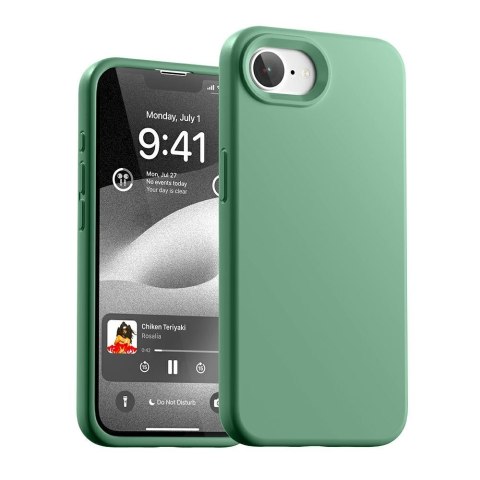 Etui Mercury Silicone do iPhone 16e zielony
