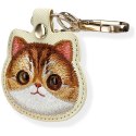 Etui na lokalizator / brelok Nimmy Big Eyed Pet 2.0 Cat khaki