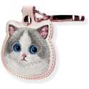 Etui na lokalizator / brelok Nimmy Big Eyed Pet 2.0 Cat różowy