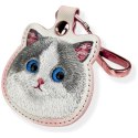 Etui na lokalizator / brelok Nimmy Big Eyed Pet 2.0 Cat różowy