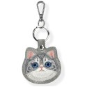 Etui na lokalizator / brelok Nimmy New Big Eyed Pet 2.0 Cat szary
