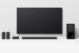 Sony | HT-S40R 5.1-kanałowy soundbar do kina domowego z bezprzewodowymi głośnikami tylnymi | Port USB | Bluetooth | Czarny | Nie