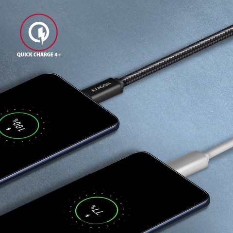 AXAGON Data and charging USB 3.2 Gen1 cable, 3 m | BUCM3-CM30AB | USB Type C - USB Type C