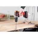 BLACK & DECKER | Cordless Drill/Driver with 2.0 Ah/4.0 Ah Battery | BCD003MEM2K-QW | 18 V | 2.0/4.0 Ah | Lithium