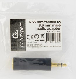 Cablexpert 6.35 mm female to 3.5 mm male audio adapter | A-6.35F-3.5M