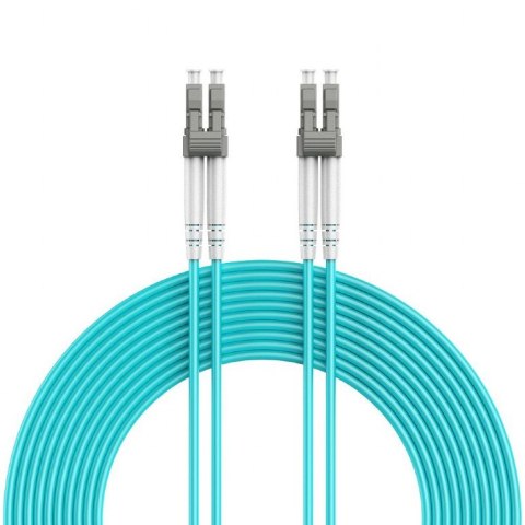 Cablexpert Multimode Duplex OM4 50/125 Fiber Optic Cable, 0.5 m | CFO-MDOM4-LC/LC-0.5M