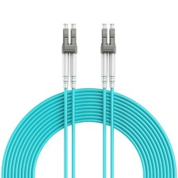 Cablexpert Multimode Duplex OM4 50/125 Fiber Optic Cable | CFO-MDOM4-LC/LC-1M | Blue | 1 m