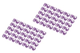 DIGITUS Color clips for Patch cable, Violet | Digitus