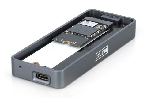 Digitus USB M.2 hard disk enclosure, SSD, external, NVMe, 20Gbps, USB 3.2 Gen2x2
