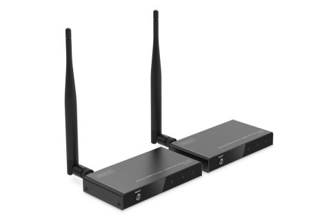 Digitus Wireless HDMI Extender/Splitter Set (100m, 1x4) | DS-55346 | Black