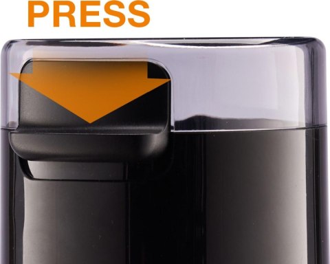 Gorenje | Coffee Grinder | SMK150SB | 150 W | Coffee beans capacity 45 g | Lid safety switch | Black