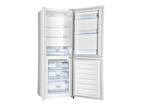 Gorenje RK4162PW4 Refrigerator, E, Free standing, Combi, Height 161,3 cm, Net Fridge 159 L, Bottom Freezer 71 L, White | Gorenje