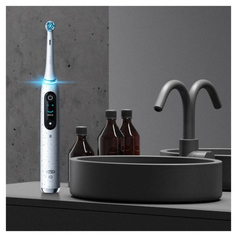 Oral-B | iO10 Series | Electric Toothbrush | Rechargeable | For adults | ml | Number of heads | Stardust White | Number of brush
