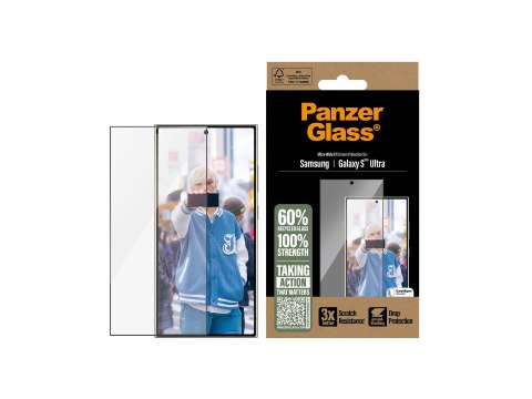 PanzerGlass Screen Protector Samsung Galaxy S25 Ultra | Ultra-Wide Fit | PanzerGlass