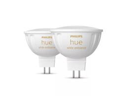 Philips Hue WA 12V MR16, 2pcs pack | GU5.3 | 5.1 W | Warm to cool white light