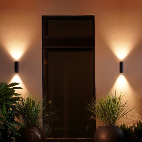Philips Hue WCA Appear Outdoor Wall Lantern, Black | Philips Hue