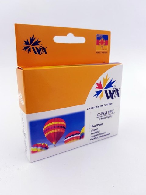 Tusz Wox Photo Cyan Canon PGI 9PC zamiennik PGI-9PC