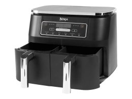 NINJA | AF300 | Air Fryer | Power 1 frying compartment: 1200 W; 2 frying compartments: 2400 W W | Capacity 7.6 L | Black
